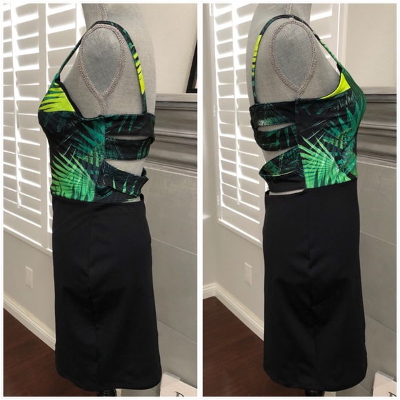 NWT Fabletics dress with sexy open cross back - Picture 3 of 4